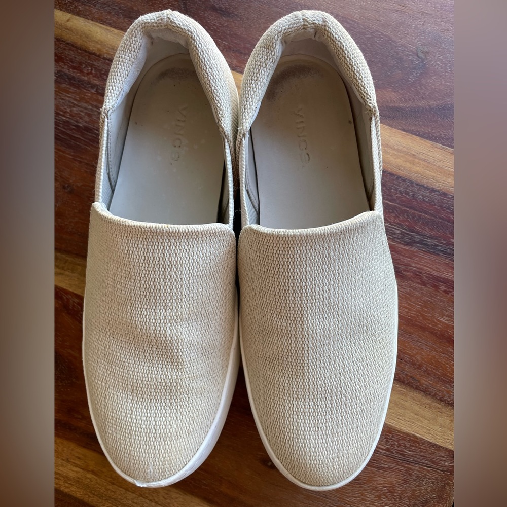 Vince Cream Athletic Shoes